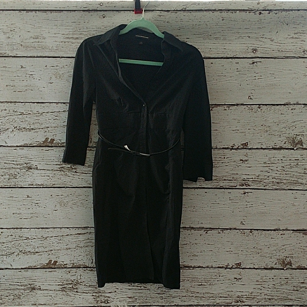 Express Design Studio black button down dress